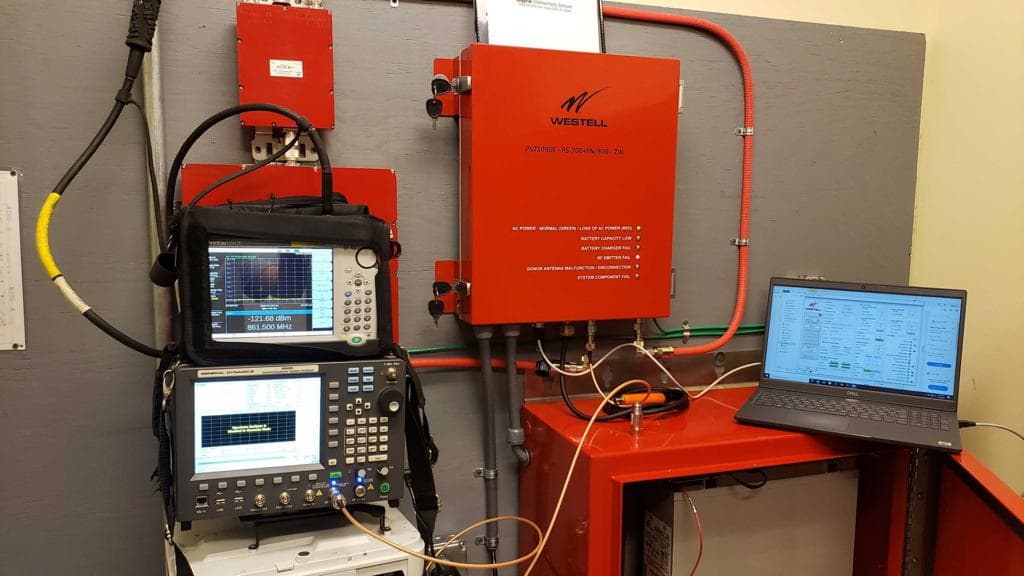 Public safety BDA testing and commissioning — photo 01